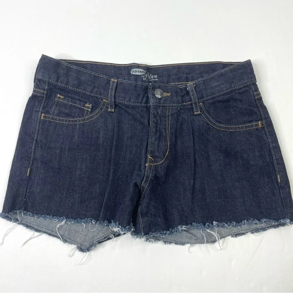 Old Navy The Diva Dark Wash Denim Shorts